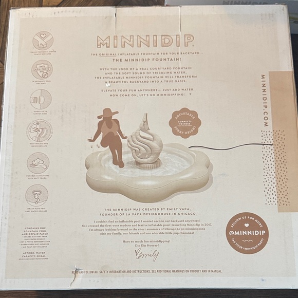 Minnidip Inflatable Fountain Pool - Picture 2 of 2